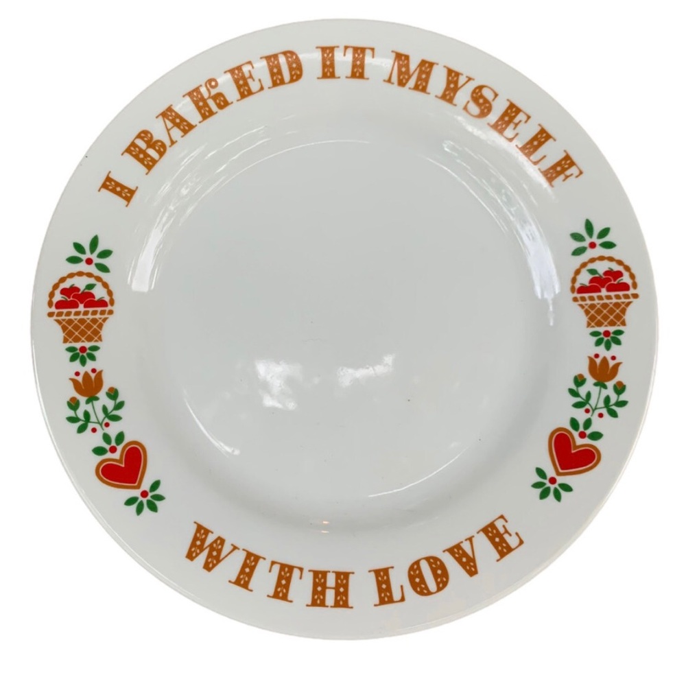 Vintage Avon Plate 1982 Baked with Love